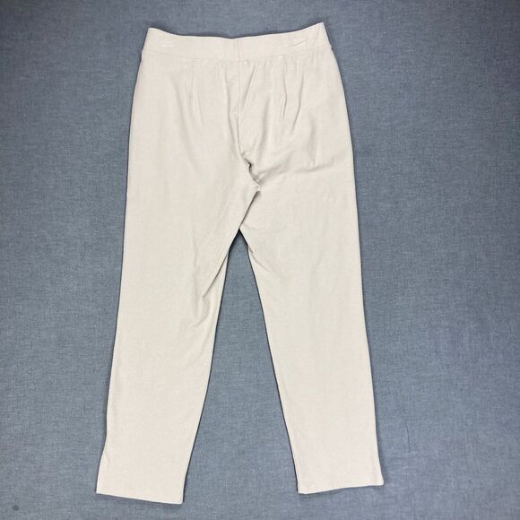 Eileen Fisher Pants Women Sz XS Tan Hi Rise Comfort Stretch Slim Ankle Trousers - Picture 7 of 15